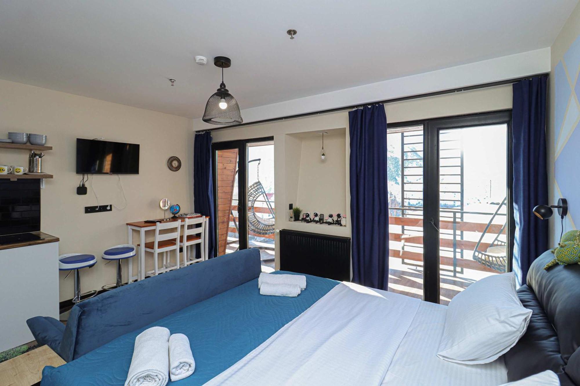 Stylish Studio Apartment With Balcony Gudauri Esterno foto